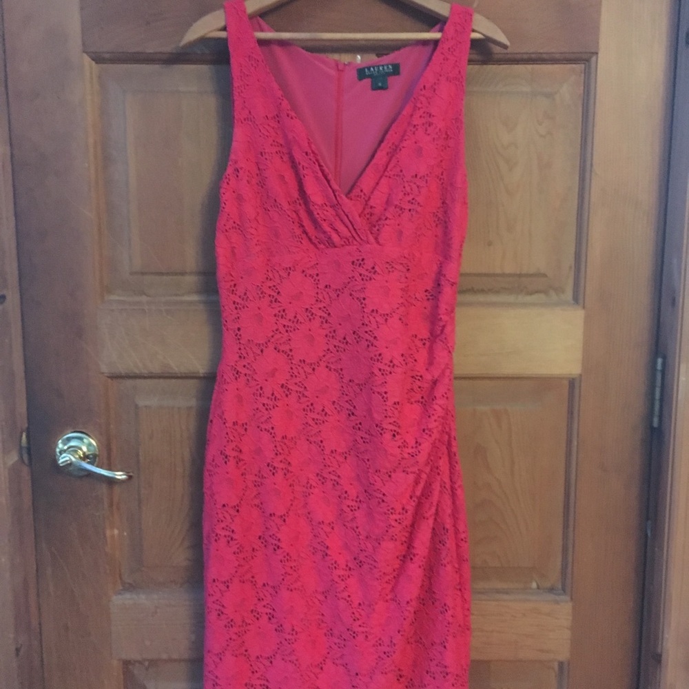 Pink cocktail dress size 12
